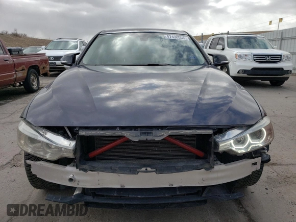 2015 BMW 3 Series 328i with VIN WBA3A5G51FNS87205, listed as a Copart auction lot 47498005 with 65,523 mi miles and Salvage Title. Bid and sale history available at DreamBid. Image 5.