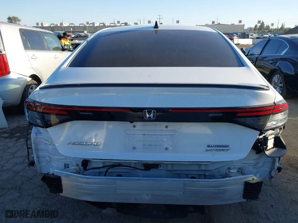 2024 Honda Accord Hybrid Sport with VIN 1HGCY2F55RA009080, listed as a IAAI auction lot 41709159 with 22,410 mi miles. Bid and sale history available at carsss.com. Image 17.