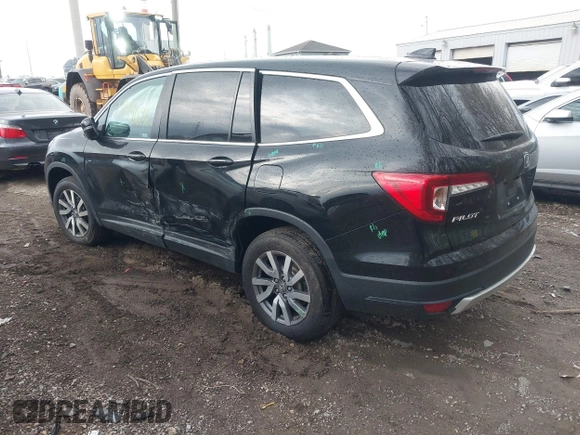 2019 Honda Pilot EX-L with VIN 5FNYF6H55KB071767, listed as a IAAI auction lot 41941696 with 66,844 mi miles and . Bid and sale history available at carsss.com. Image 3.
