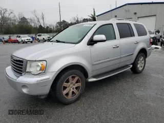 2008 Chrysler Aspen Limited with VIN 1A8HX58N28F117382, listed as a Copart auction lot 47127695 with 190,599 mi miles and Salvage Title. Bid and sale history available at DreamBid. Image 1.