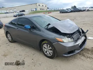 2012 Honda Civic Cpe LX with VIN 2HGFG3B56CH509026, listed as a Copart auction lot 52236744 with 178,795 mi miles and Salvage Title. Bid and sale history available at carsss.com. Image 4.