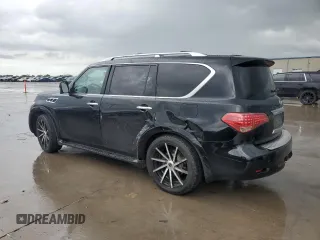2013 Infiniti QX56 with VIN JN8AZ2NF3D9531167, listed as a Copart auction lot 54248225 with 173,254 mi miles and Salvage title. Bid and sale history available at DreamBid. Image 2.
