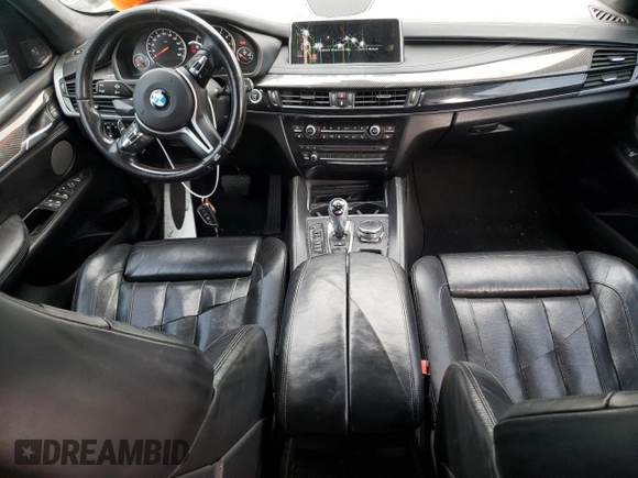 2016 BMW X5 M with VIN 5YMKT6C50G0R78042, listed as a Copart auction lot 39414444 with 105,898 mi miles. Bid and sale history available at carsss.com. Image 8.