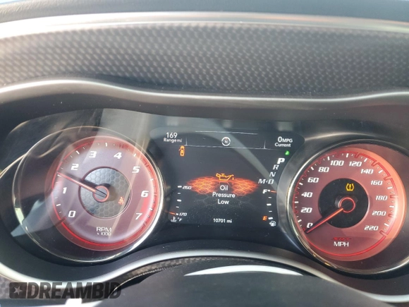 2022 Dodge Charger SRT Hellcat Redeye Widebody with VIN 2C3CDXL9XNH101459, listed as a Copart auction lot 67074044 with 10,701 mi miles and Salvage Title. Bid and sale history available at carsss.com. Image 9.