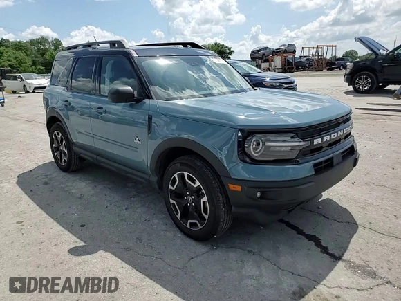 2022 Ford Bronco Sport Outer Banks with VIN 3FMCR9C68NRD92283, listed as a Copart auction lot 61056765 with 13,681 mi miles and Salvage title. Bid and sale history available at DreamBid. Image 14.