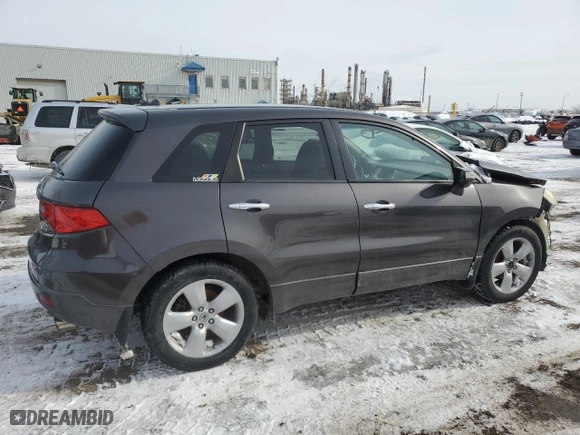 2009 Acura RDX with VIN 5J8TB18219A800544, listed as a Copart auction lot 47539815 with 190,446 mi miles and Salvage Title. Bid and sale history available at carsss.com. Image 3.