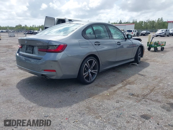 2023 BMW 3 Series 330i with VIN 3MW69FF00P8D61512, listed as a IAAI auction lot 41992509 with 15,809 mi miles and . Bid and sale history available at DreamBid. Image 4.