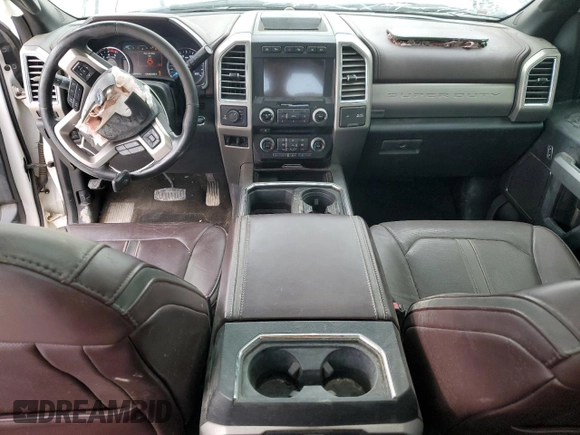 2017 Ford F-250 Lariat with VIN 1FT7W2BT6HED83358, listed as a Copart auction lot 55566865 with 140,578 mi miles and Salvage title. Bid and sale history available at DreamBid. Image 8.
