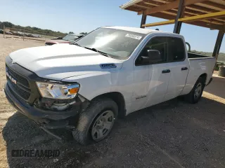 2020 Ram 1500 Tradesman with VIN 1C6SRECG1LN386169, listed as a Copart auction lot 75056974 with 81,864 mi miles and Salvage title. Bid and sale history available at DreamBid. Image 1.