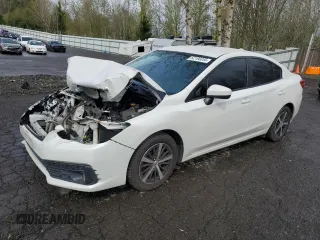 2021 Subaru Impreza Premium with VIN 4S3GKAV6XM3603781, listed as a Copart auction lot 52166055 with 62,681 mi miles and Salvage title. Bid and sale history available at DreamBid. Image 1.