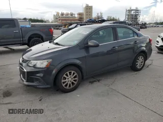 2018 Chevrolet Sonic LT with VIN 1G1JD5SH4J4123411, listed as a Copart auction lot 63878195 with 99,075 mi miles and Salvage title. Bid and sale history available at DreamBid. Image 1.