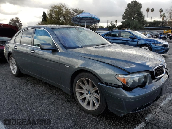 2005 BMW 7 Series 745i z VIN WBAGL63565DP76324, wystawiony jako Copart lot #45037385 z przebiegiem 52 771 mil mil oraz Szkoda całkowita • Salvage title. Historia ofert i sprzedaży dostępna na DreamBid. Obrazek 4.
