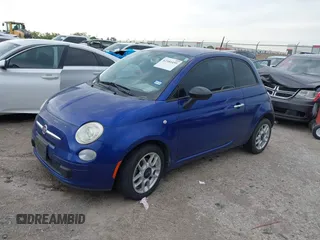 2013 FIAT 500 Pop z VIN 3C3CFFAR7DT748298, wystawiony jako IAAI lot #42184459 z przebiegiem 104 062 mil mil oraz . Historia ofert i sprzedaży dostępna na DreamBid. Obrazek 2.