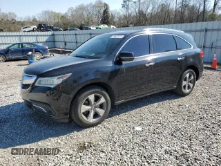 2014 Acura MDX with VIN 5FRYD3H20EB006578, listed as a Copart auction lot 49607875 with 128,393 mi miles and Salvage Title. Bid and sale history available at carsss.com. Image 1.