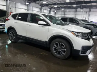 2020 Honda CR-V EX with VIN 5J6RW2H53LL043956, listed as a Copart auction lot 58778545 with 30,487 mi miles and Salvage title. Bid and sale history available at DreamBid. Image 4.