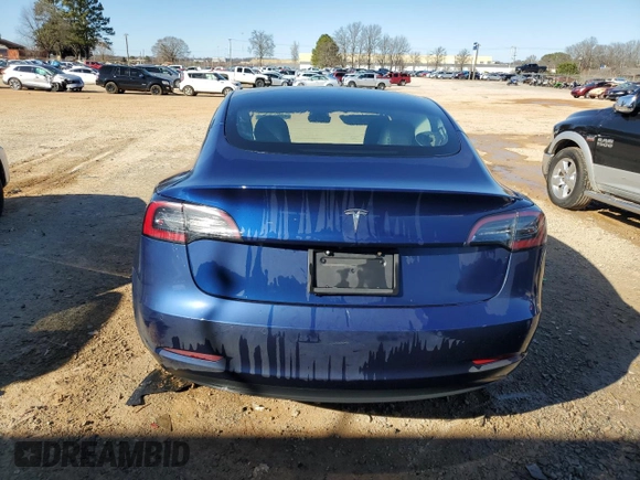 2021 Tesla Model 3 Standard Range Plus with VIN 5YJ3E1EA2MF088966, listed as a Copart auction lot 47001535 with 100,963 mi miles and Non Repairable. Bid and sale history available at DreamBid. Image 6.