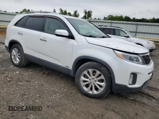 2014 Kia Sorento EX with VIN 5XYKUDA79EG445743, listed as a Copart auction lot 58472615 with 110,019 mi miles and Salvage title. Bid and sale history available at DreamBid. Image 4.