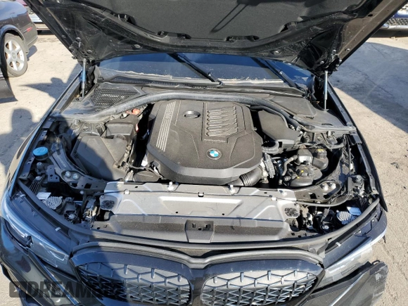 2022 BMW 3 Series M340i xDrive with VIN 3MW5U9J02N8C24006, listed as a Copart auction lot 87841145 with 0 mi miles and Salvage Title. Bid and sale history available at carsss.com. Image 11.