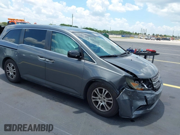 2012 Honda Odyssey EX-L с VIN 5FNRL5H69CB060174, выставлен на аукционе IAAI как лот 42335345 с пробегом 150 457 миль миль и . История ставок и продаж доступна на DreamBid. Изображение 1.