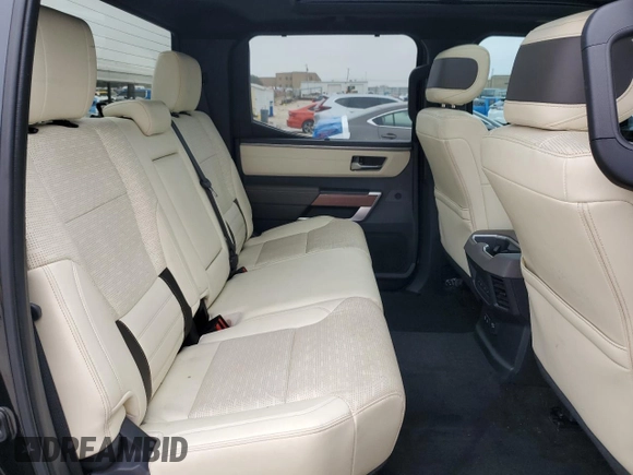 2022 Toyota Tundra 1794 Edition with VIN 5TFMA5DB1NX004452, listed as a Copart auction lot 43456365 with 37,191 mi miles and Salvage title. Bid and sale history available at DreamBid. Image 10.