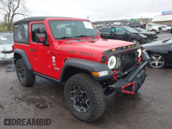 2020 Jeep Wrangler Sport S z VIN 1C4GJXAG8LW266464, wystawiony jako IAAI lot #41958375 z przebiegiem 57 139 mil mil oraz . Historia ofert i sprzedaży dostępna na DreamBid. Obrazek 1.