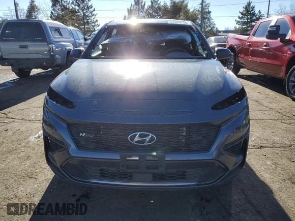 2022 Hyundai Kona N Line with VIN KM8K3CA39NU755119, listed as a Copart auction lot 87540755 with 37,020 mi miles and Clean Title. Bid and sale history available at carsss.com. Image 5.