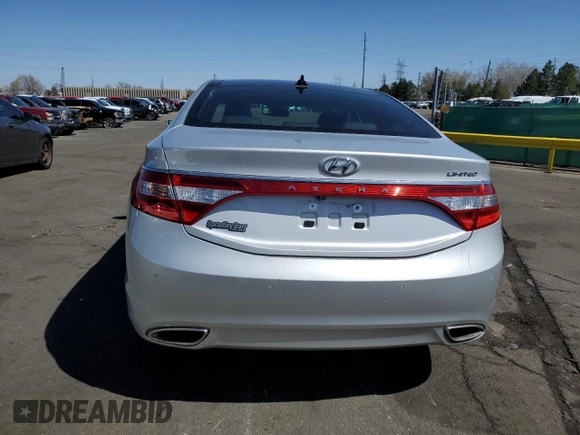 2014 Hyundai Azera Limited z VIN KMHFH4JG0EA410865, wystawiony jako Copart lot #50583525 z przebiegiem Nie podano mil oraz Szkoda całkowita • Salvage title. Historia ofert i sprzedaży dostępna na DreamBid. Obrazek 6.