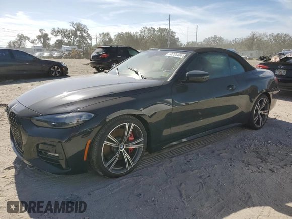 2023 BMW 4 Series 430i xDrive with VIN WBA43AT05PCM18361, listed as a Copart auction lot 74734464 with Not Provided miles and Non Repairable. Bid and sale history available at DreamBid. Image 1.