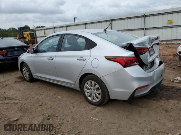 2018 Hyundai Accent SEL with VIN 3KPC24A39JE010378, listed as a Copart auction lot 70599563 with 57,053 mi miles. Bid and sale history available at carsss.com. Image 2.
