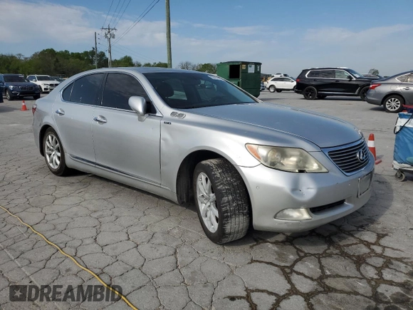 2007 Lexus LS 460 with VIN JTHBL46F575028472, listed as a Copart auction lot 53797385 with 178,194 mi miles and Clean Title. Bid and sale history available at DreamBid. Image 4.