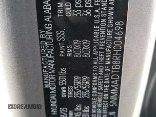 2024 Genesis GV70 2.5T z VIN 5NMMADTB8RH004698, wystawiony jako Copart lot #50532005 z przebiegiem 23 879 mil mil oraz Szkoda całkowita • Salvage title. Historia ofert i sprzedaży dostępna na DreamBid. Obrazek 13.