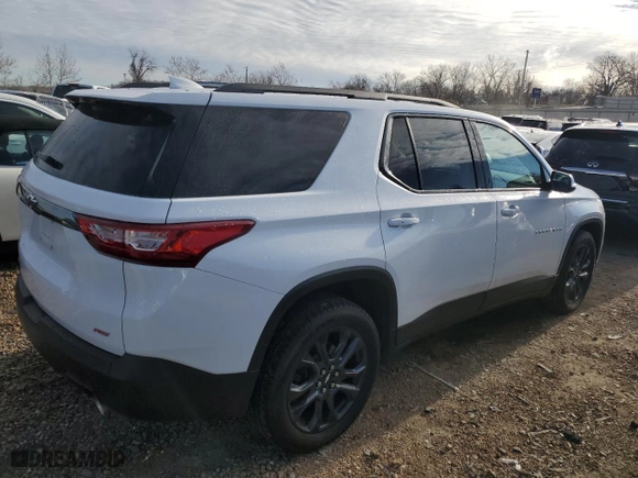 2019 Chevrolet Traverse RS with VIN 1GNERJKWXKJ321938, listed as a Copart auction lot 79258603 with 90,545 mi miles and Salvage Title. Bid and sale history available at carsss.com. Image 3.