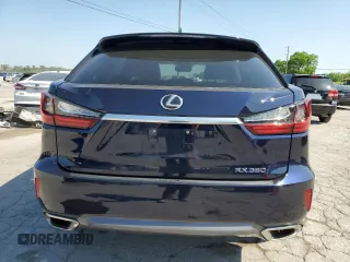2017 Lexus RX 350 with VIN 2T2ZZMCA6HC035521, listed as a Copart auction lot 54652395 with 50,325 mi miles and Salvage Title. Bid and sale history available at DreamBid. Image 6.