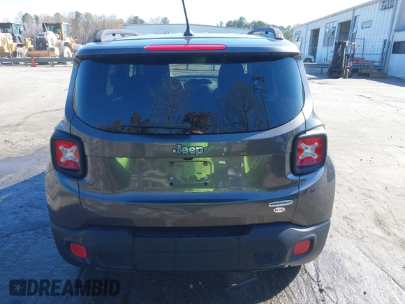 2017 Jeep Renegade Latitude with VIN ZACCJABB3HPF84074, listed as a IAAI auction lot 41867396 with 65,323 mi miles. Bid and sale history available at carsss.com. Image 16.