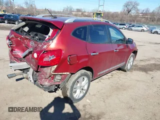2013 Nissan Rogue SL with VIN JN8AS5MV1DW616248, listed as a IAAI auction lot 41591264 with 127,324 mi miles and . Bid and sale history available at DreamBid. Image 4.