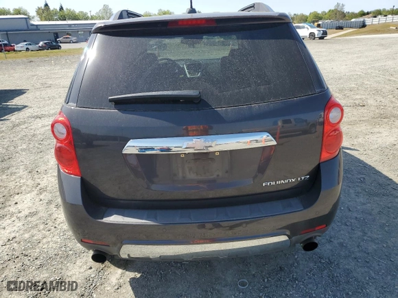 2015 Chevrolet Equinox LTZ with VIN 2GNFLDE30F6282451, listed as a Copart auction lot 52406975 with 104,356 mi miles and Salvage Title. Bid and sale history available at carsss.com. Image 6.