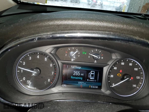 2017 Buick Encore Preferred with VIN KL4CJESB7HB098301, listed as a Copart auction lot 50862455 with 87,071 mi miles and Salvage Title. Bid and sale history available at carsss.com. Image 9.