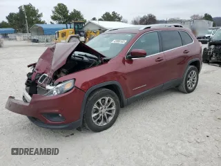 2020 Jeep Cherokee Latitude Plus with VIN 1C4PJLLB6LD586095, listed as a Copart auction lot 43996165 with 106,381 mi miles and Salvage Title. Bid and sale history available at carsss.com. Image 1.