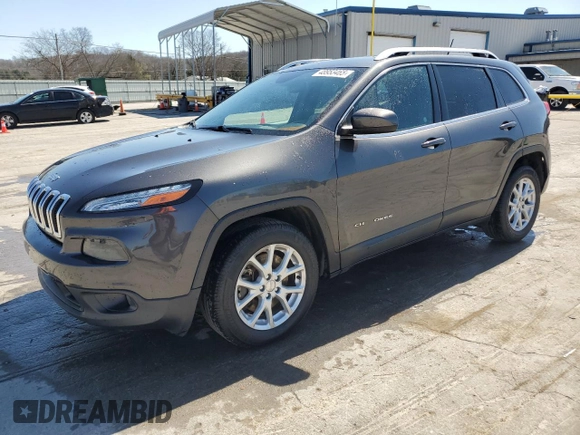 2015 Jeep Cherokee Latitude with VIN 1C4PJLCS0FW707387, listed as a Copart auction lot 48953465 with 140,965 mi miles and Salvage Title. Bid and sale history available at carsss.com. Image 1.