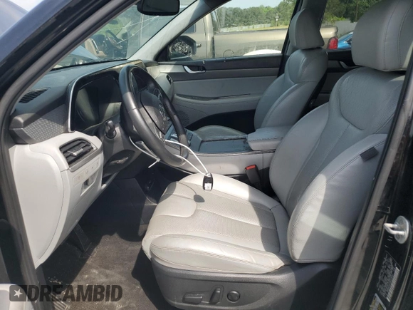 2022 Hyundai Palisade SEL z VIN KM8R44HE2NU418557, wystawiony jako Copart lot #54136245 z przebiegiem 93 800 mil mil oraz Czysty tytuł • Clean title. Historia ofert i sprzedaży dostępna na DreamBid. Obrazek 7.