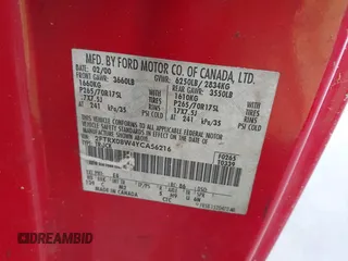 2000 Ford F-150 z VIN 2FTRX08W4YCA56216, wystawiony jako IAAI lot #42172596 z przebiegiem Nie podano mil oraz . Historia ofert i sprzedaży dostępna na DreamBid. Obrazek 9.
