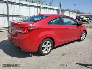 2013 Hyundai Elantra Coupe GS with VIN KMHDH6AE4DU003145, listed as a Copart auction lot 53051985 with 231,160 mi miles and Salvage Title. Bid and sale history available at carsss.com. Image 3.
