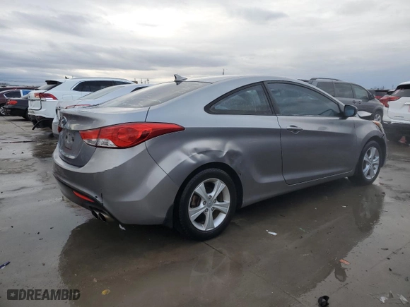 2013 Hyundai Elantra Coupe GS PZEV with VIN KMHDH6AE2DU020008, listed as a Copart auction lot 81831553 with 98,589 mi miles and Salvage Title. Bid and sale history available at carsss.com. Image 3.