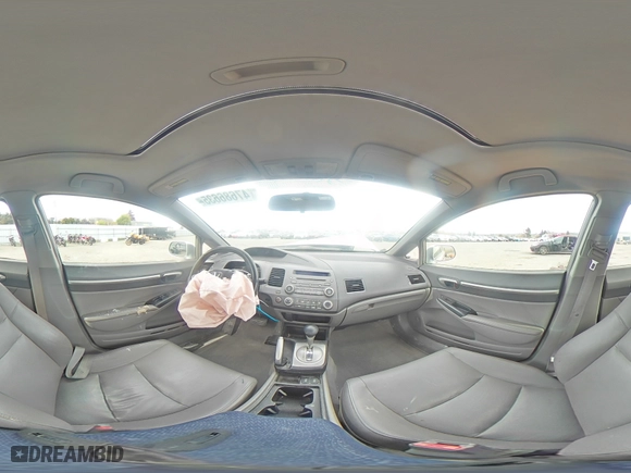 2010 Honda Civic Sdn EX-L with VIN 19XFA1F91AE028885, listed as a Copart auction lot 47686635 with 106,939 mi miles and Salvage Title. Bid and sale history available at carsss.com. Image 12.