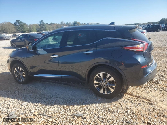 2017 Nissan Murano SL with VIN 5N1AZ2MG5HN132906, listed as a Copart auction lot 50062125 with 102,078 mi miles and Salvage Title. Bid and sale history available at carsss.com. Image 2.