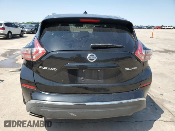 2016 Nissan Murano SL z VIN 5N1AZ2MHXGN129734, wystawiony jako Copart lot #51415795 z przebiegiem 184 290 mil mil oraz Szkody całkowita. Historia ofert i sprzedaży dostępna na DreamBid. Obrazek 6.