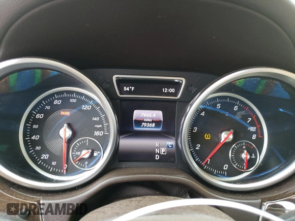 2018 Mercedes-Benz GLS with VIN 4JGDF6EE0JB024825, listed as a Copart auction lot 36441043 with 79,368 mi miles. Bid and sale history available at carsss.com. Image 9.
