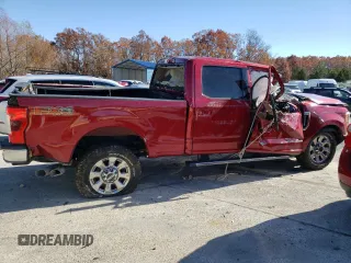2017 Ford F-350 Platinum with VIN 1FT8W3BT5HEB55801, listed as a Copart auction lot 75451263 with 153,559 mi miles and Salvage title. Bid and sale history available at DreamBid. Image 3.