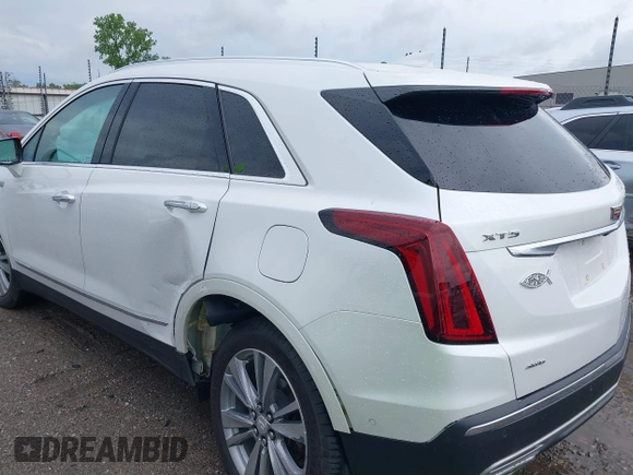 2023 Cadillac XT5 AWD Premium Luxury with VIN 1GYKNDRS9PZ199653, listed as a IAAI auction lot 42205799 with 23,751 mi miles and . Bid and sale history available at DreamBid. Image 3.