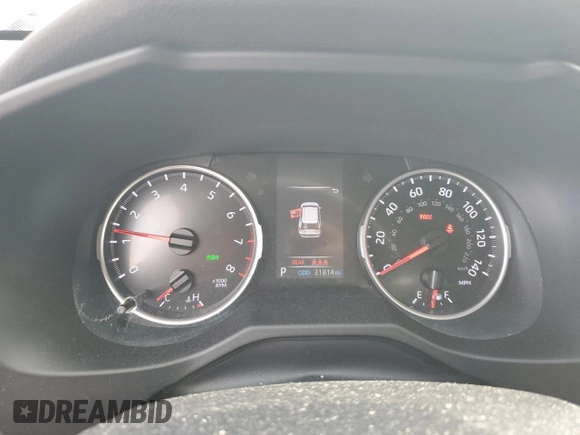 2021 Toyota RAV4 XLE Premium with VIN 2T3A1RFV6MW142184, listed as a Copart auction lot 60983715 with 31,814 mi miles and Salvage title. Bid and sale history available at DreamBid. Image 9.